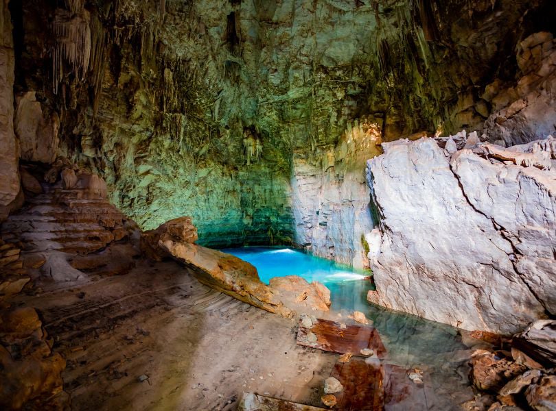 grutas em bonito ms